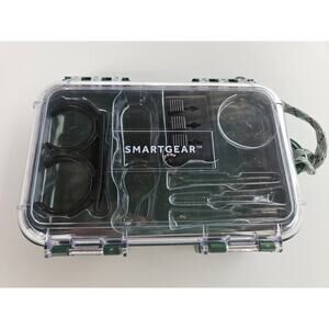 Smart gear waterproof tech box with a couple of tools
